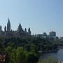 View of Parliament Hill and the Ottawa river| Widok na wzgórze parlamentarne i rzekę Ottawę<br />fot. Marcin Markowicz